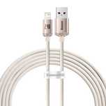 Kabel Baseus Crystal Shine 2M 2.4A Szybkie Ładowanie Do Iphone Różowy