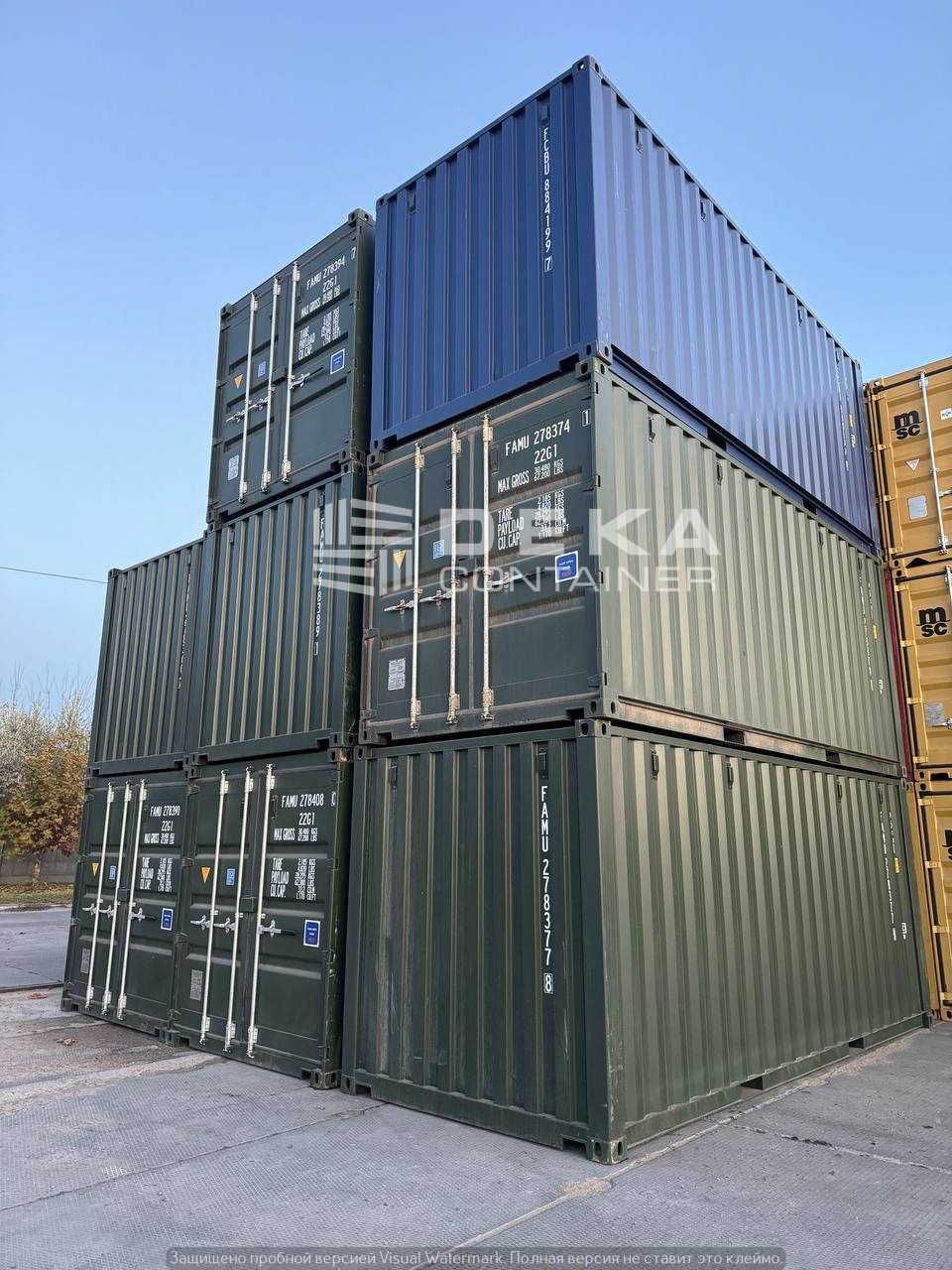 20-футові НОВІ контейнери 20ft Dry Cube NEW Краща ціна