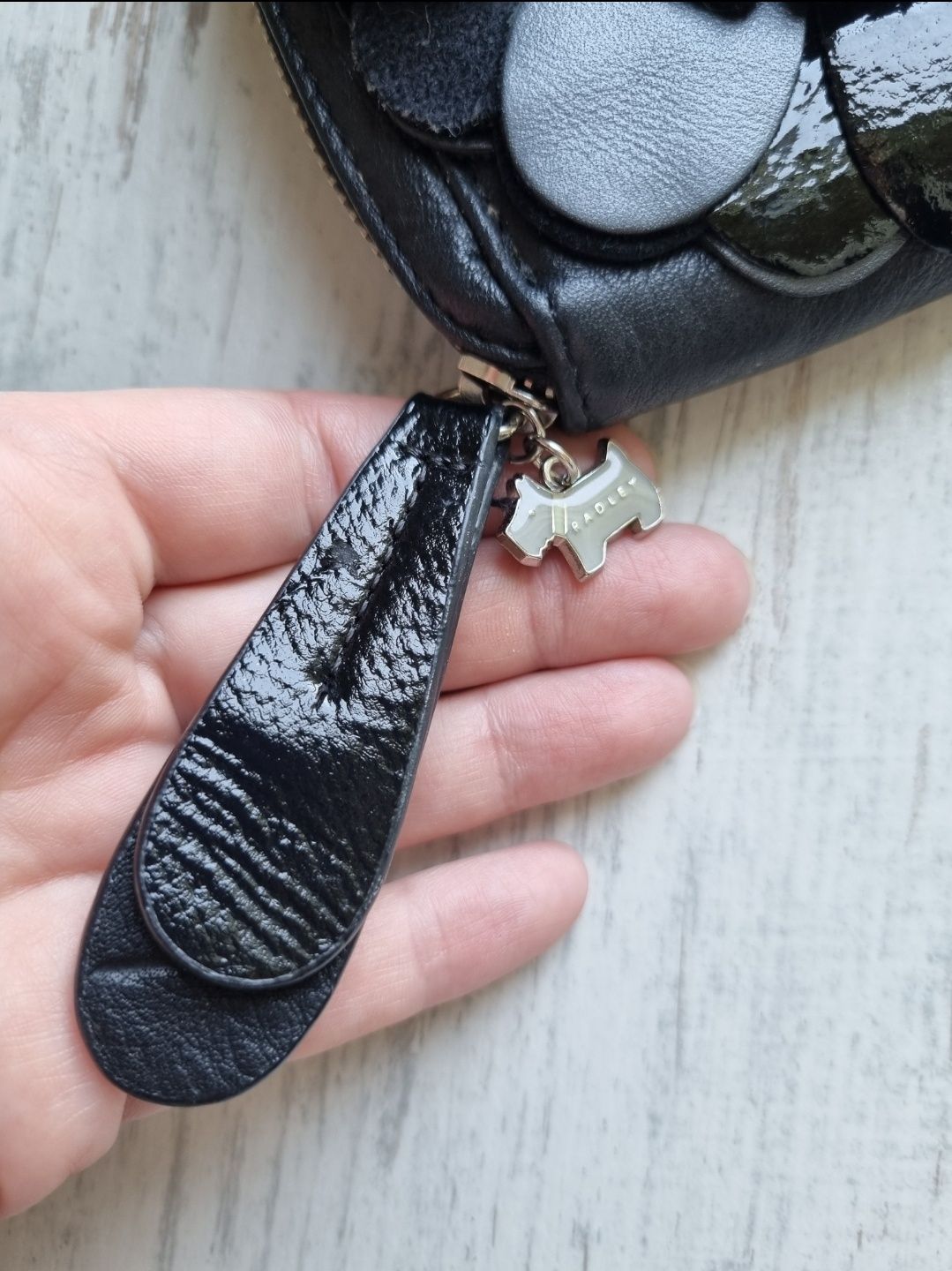Брендовий шкіряний чорний оригінальний  клатч гаманець портмоне radley