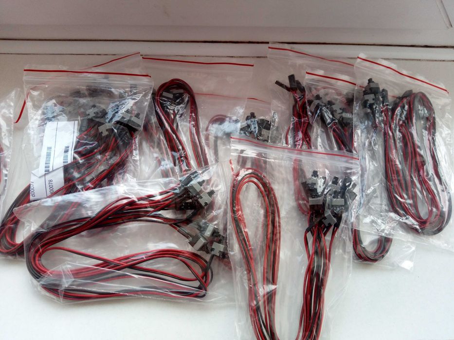 Power switch włącznik komplet 40szt. Długość 50cm
