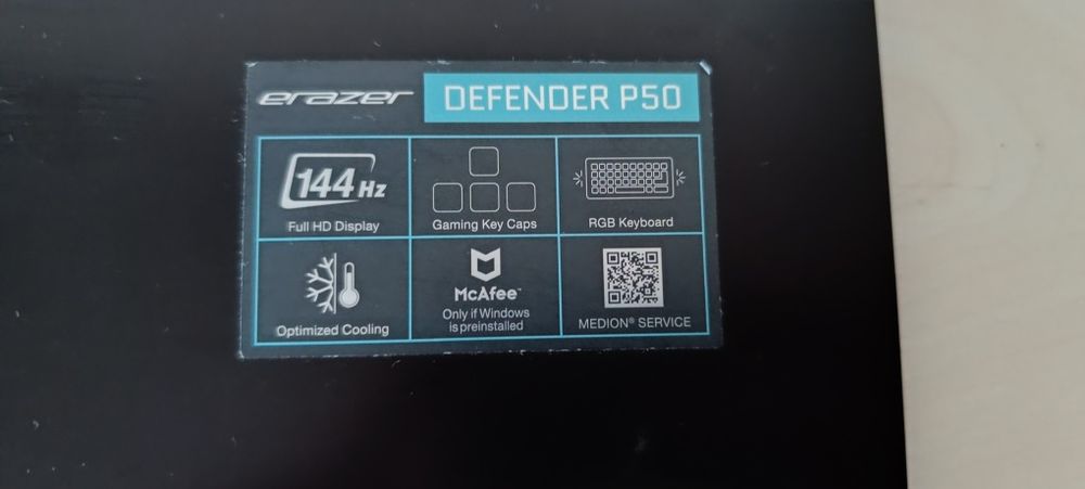 Игровой ноутбук medion erazer defender p50  RTX4060