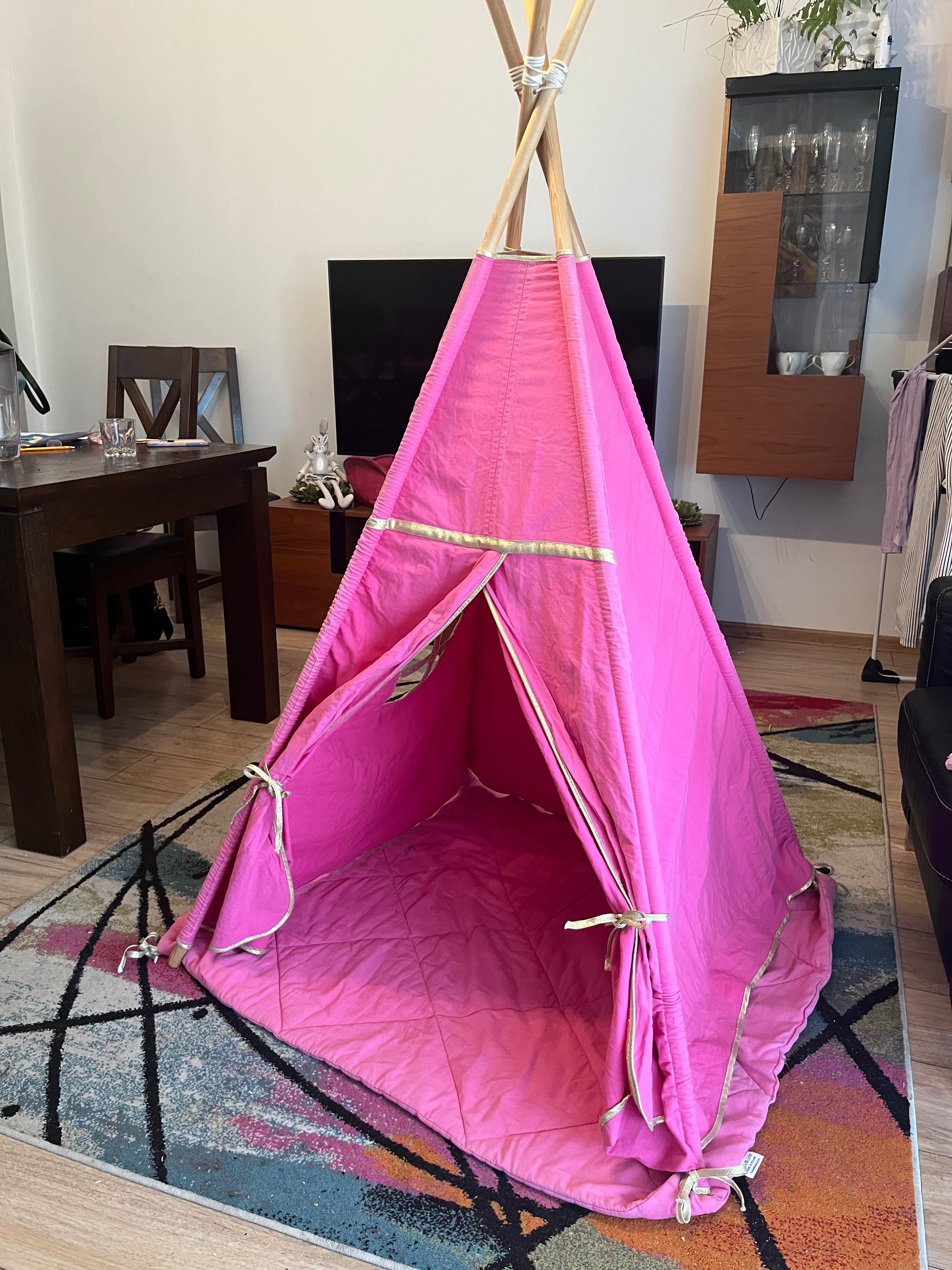 Namiot tipi + mata+ poduszka