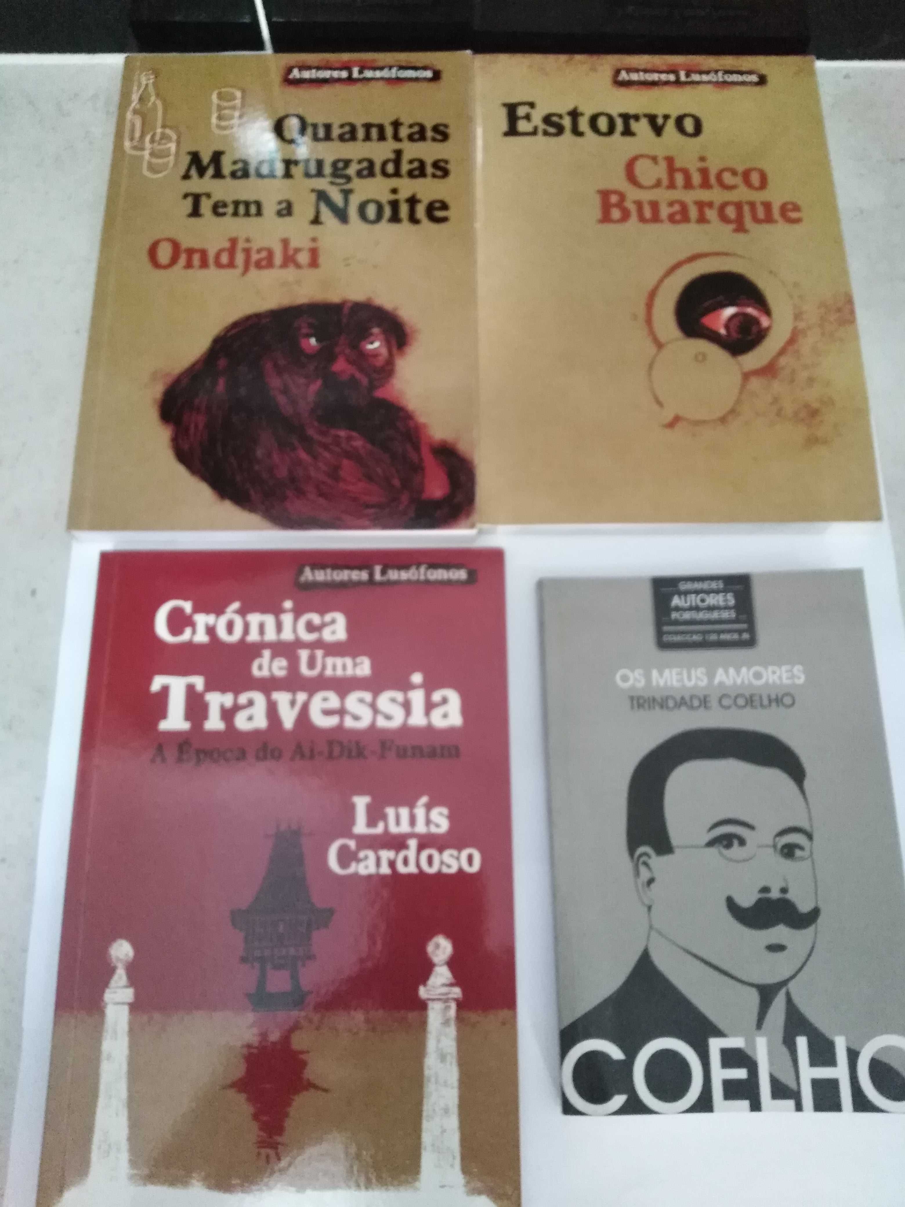 Livros de Autores Lusófonos Ondjaki / Luís Cardoso / Chico Buarque