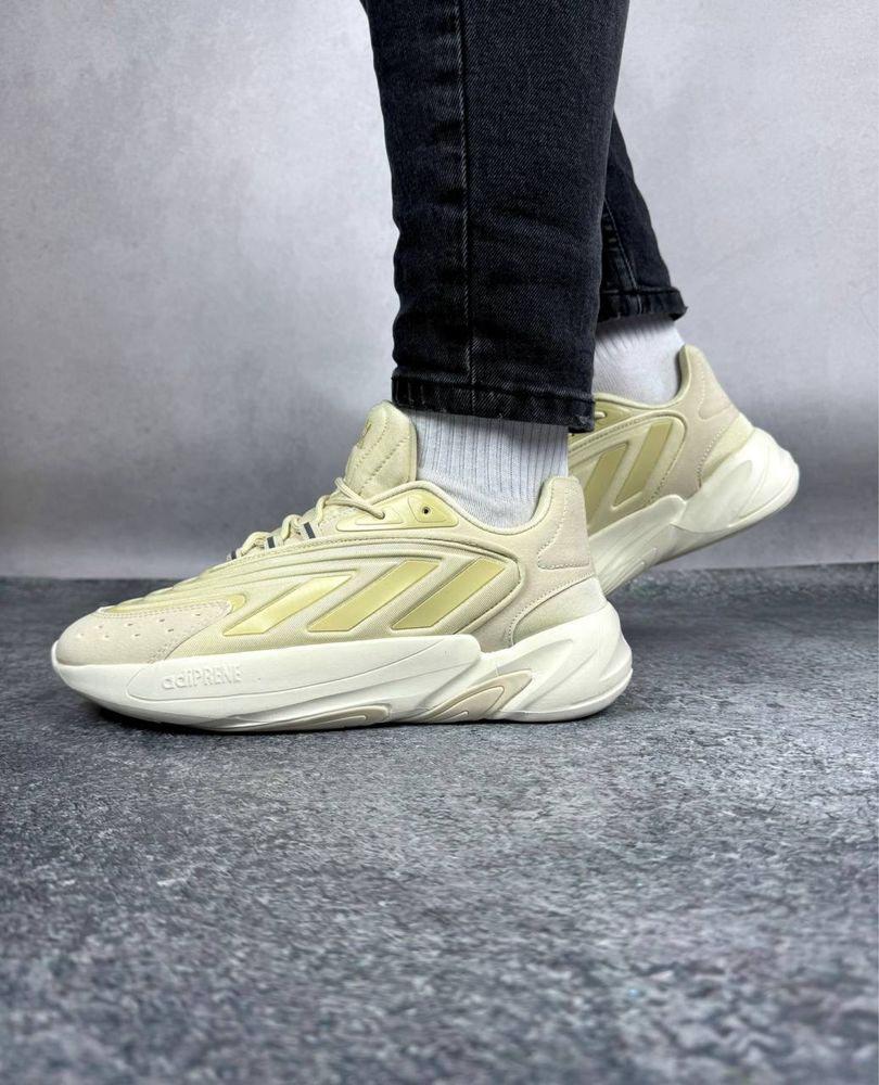 Оригінальні чоловічі кроси кросіки Adidas Ozelia Beige