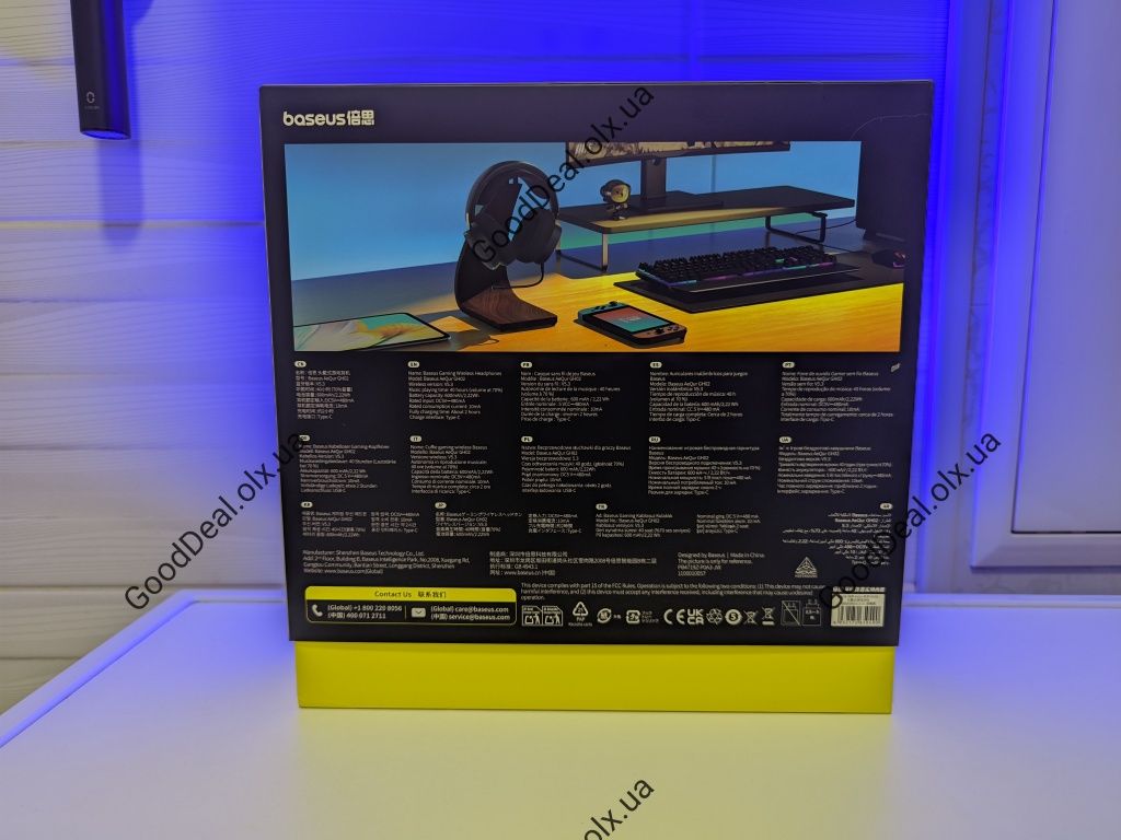 Геймерские беспроводные наушники Baseus AeQur GH02 Hi-Res Bluetooth