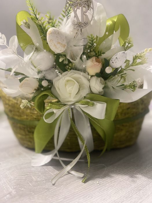 Прикраси на кошик, пасхальний кошик, декор