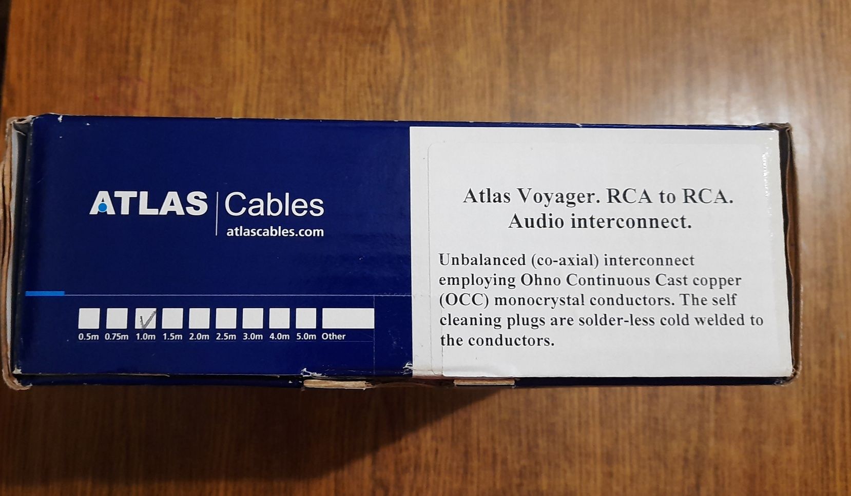 Atlas Voyager межблочный кабель 2×1м