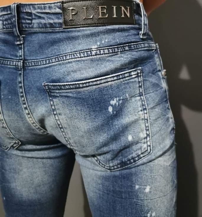 Jeansy Philipp Plein r. 33 dziury