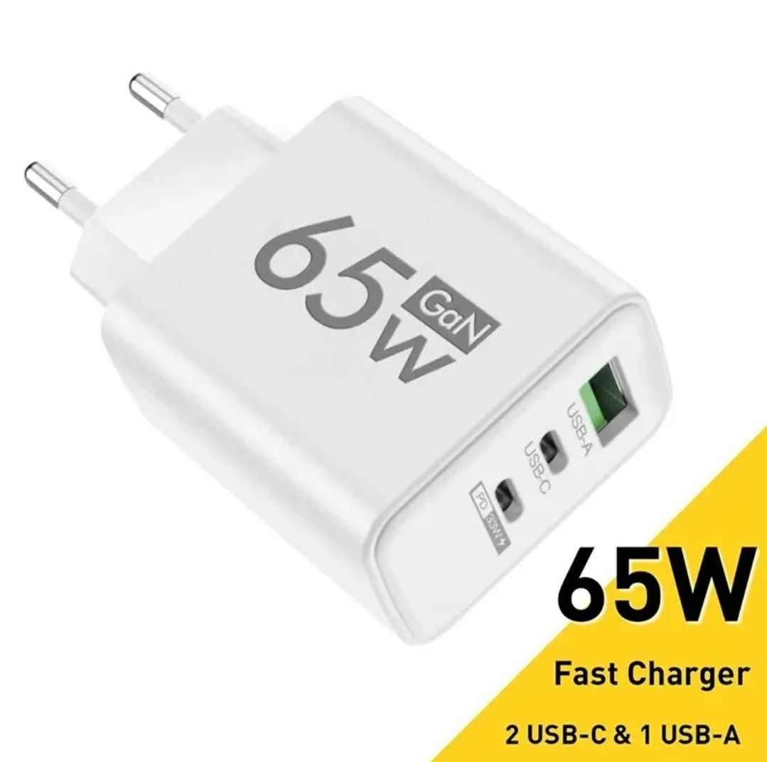 Carregador Fast charging 65w Usb Usb Type C