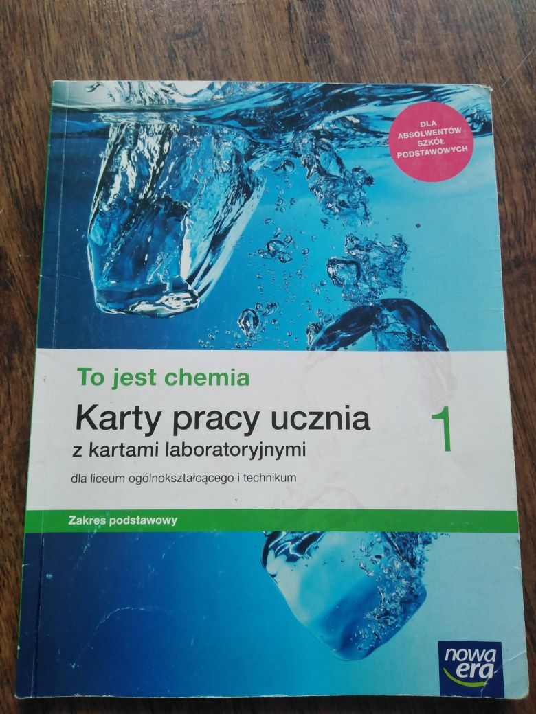 To jest chemia karty pracy ucznia 1 zakres podstawowy