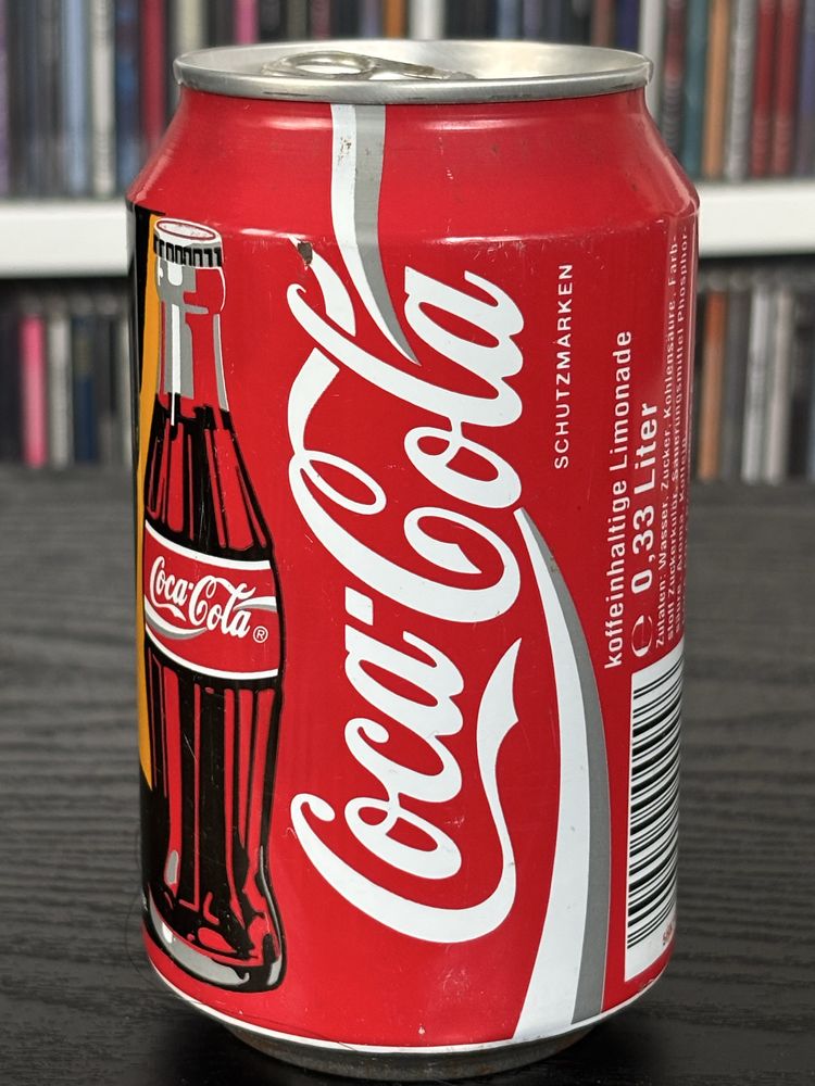 Puszka Coca-Cola PHIL COLLINS lata 90 unikat!