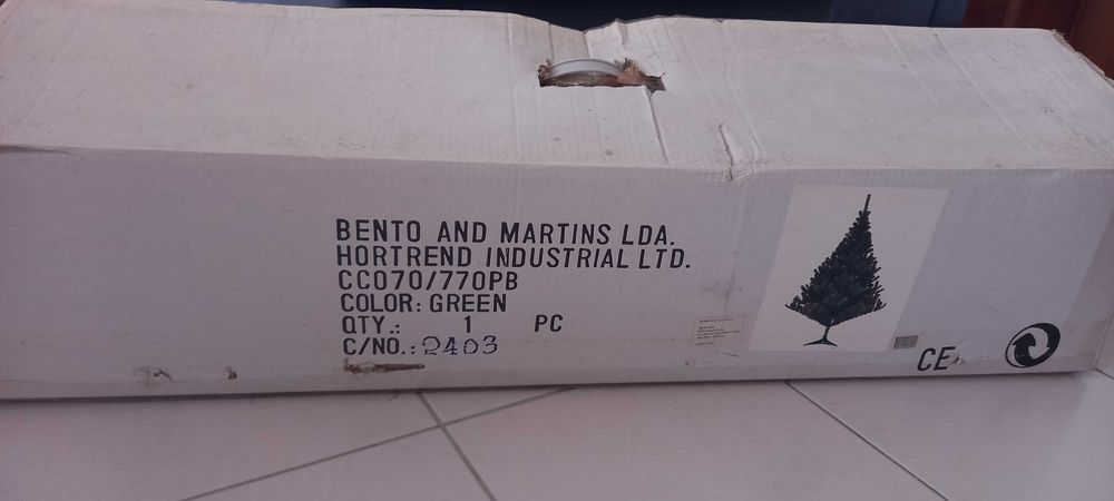 Árvore de Natal - usada - 1,90m