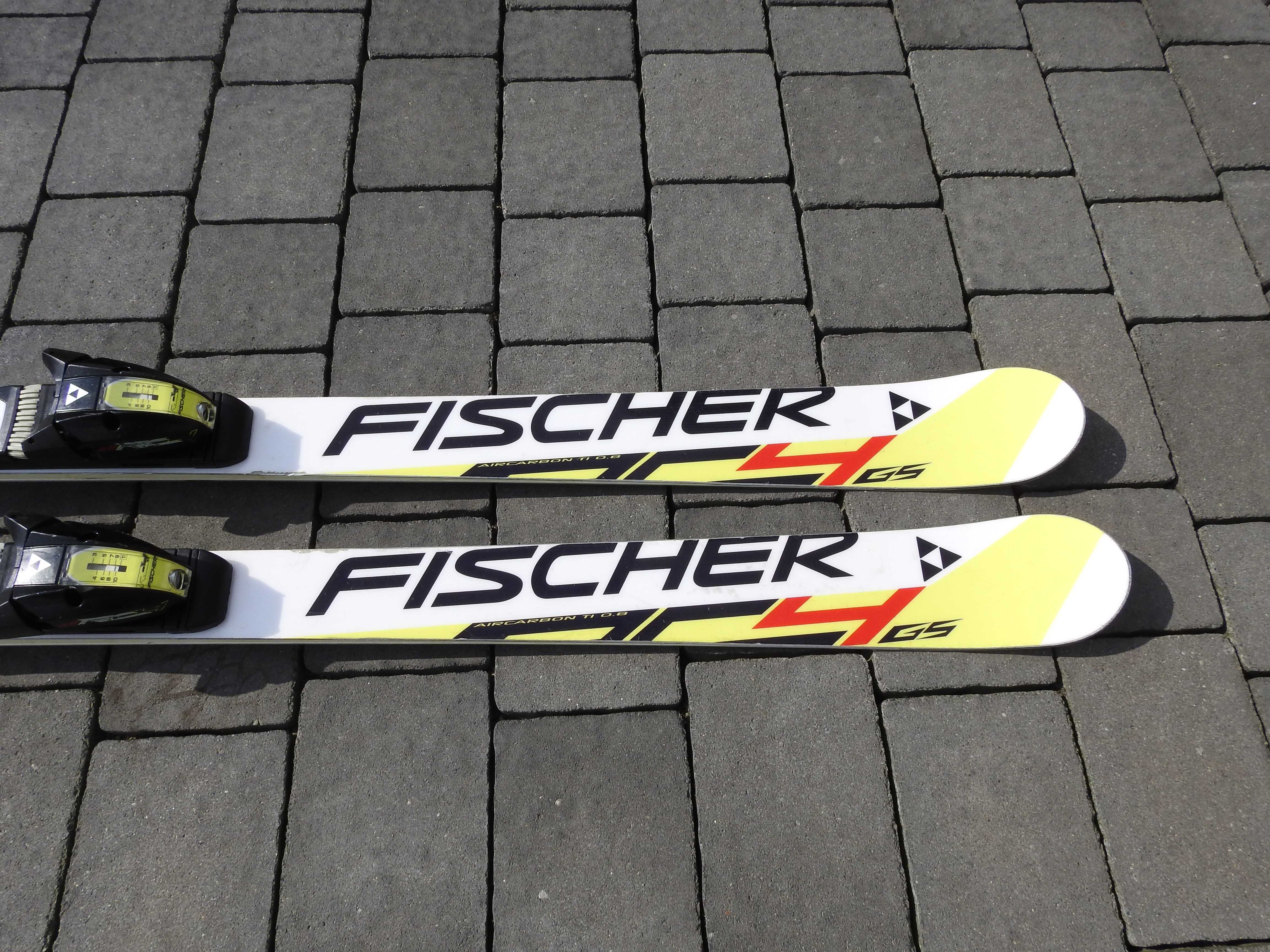 Narty Fischer Titanium 0,8 GS, długość 165 cm, austriackie