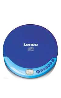 Nowy odtwarzacz discman CD Lenco CD-011 niebieski