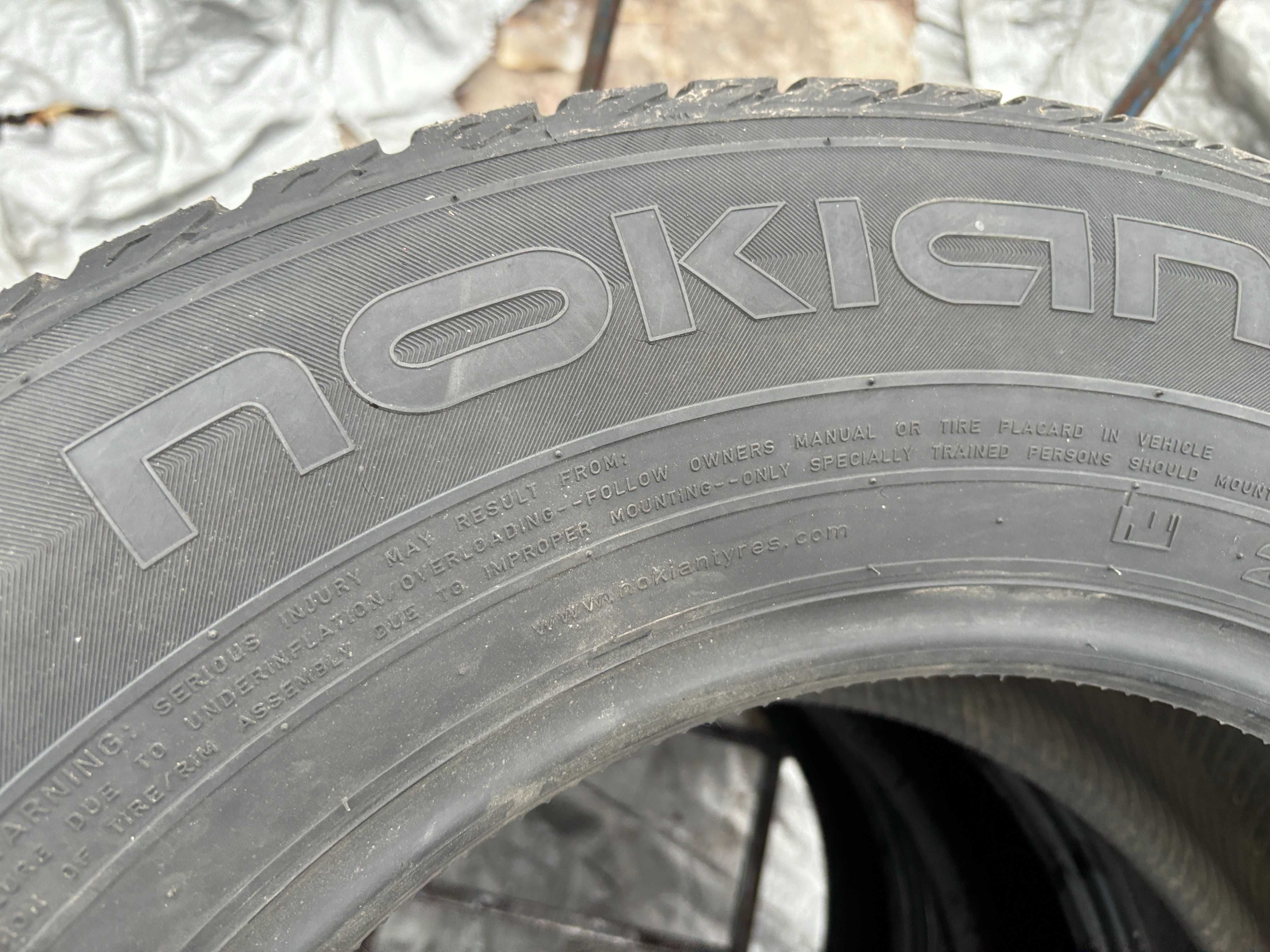 265-65-R17 NOKIAN WR WINTER 2штуки пара зимней резины GERMANY