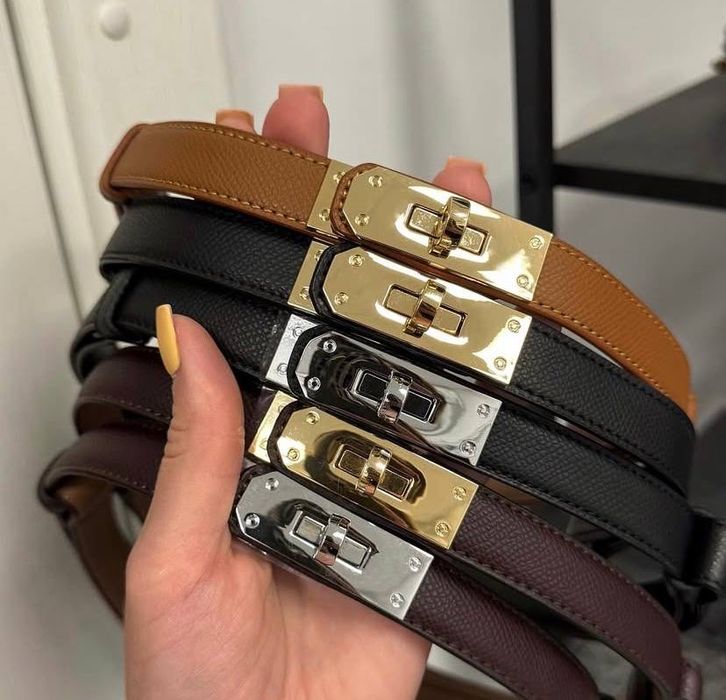 Ремень женский популярная модель (+коробка) ремінь пояс жіночий