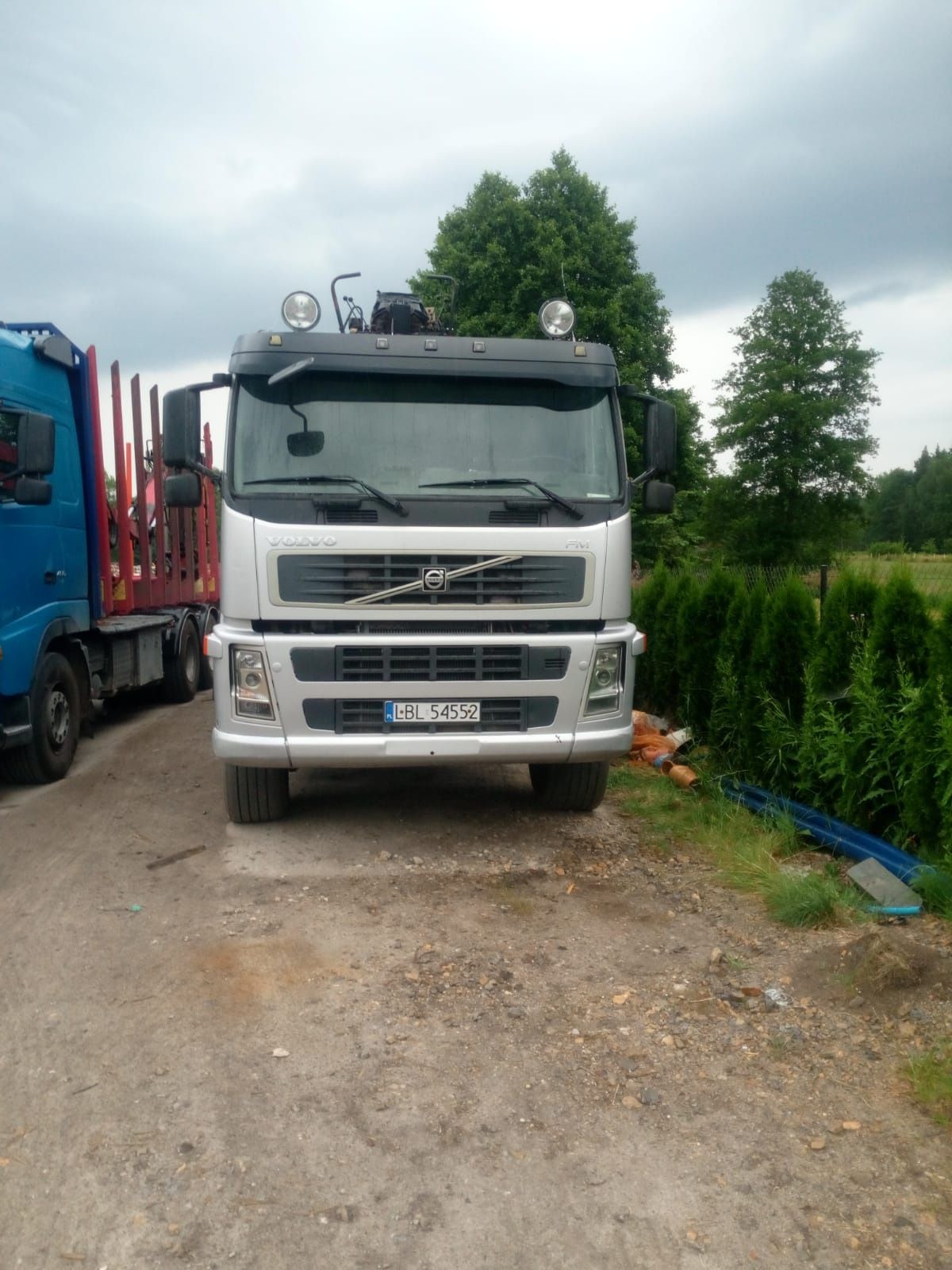 Volvo FM 480 6X6 drewna drzewa dłużycy lasu