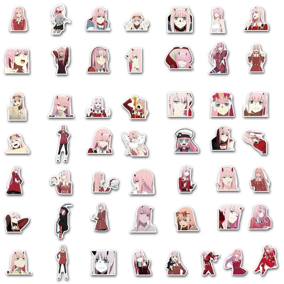 Наклейки з Soul Eater, Darling in the FranXX, Neverland