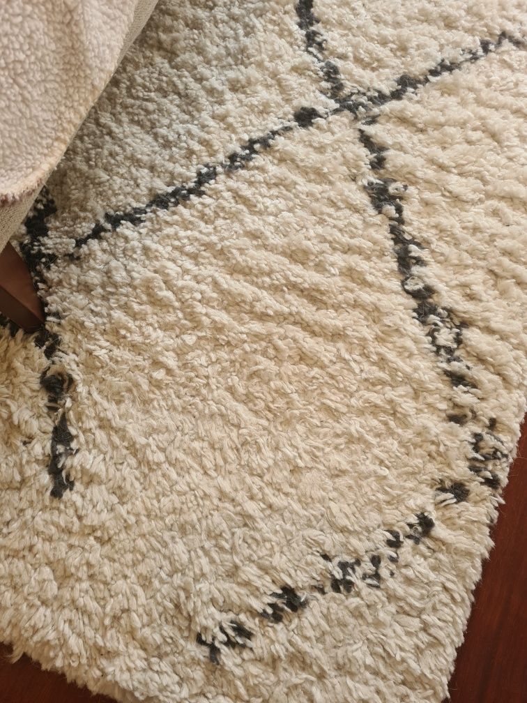 Tapete Shaggy creme 230x160cm