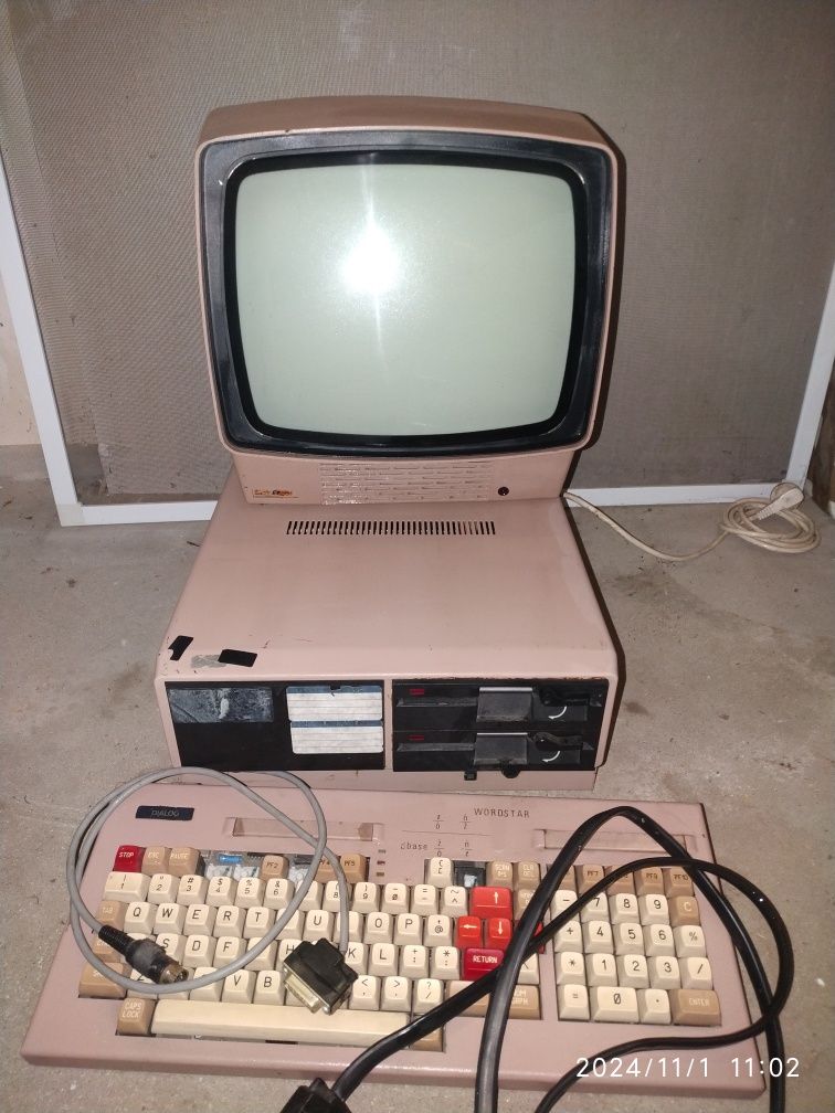 Komputer Dialog dtc8  komplet sprawny polski PRL retro unikat