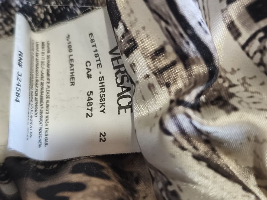 Oryginalna kurtka Versace roz M