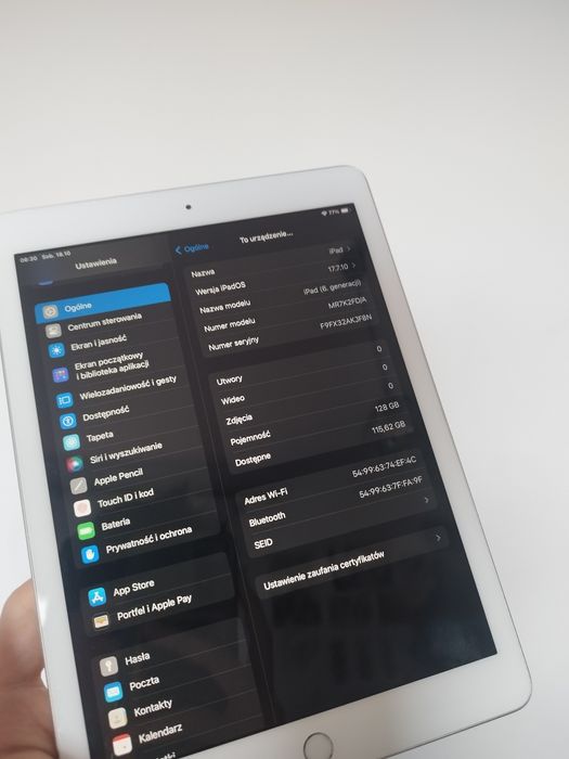 iPad 6. generacji 128GB Silver