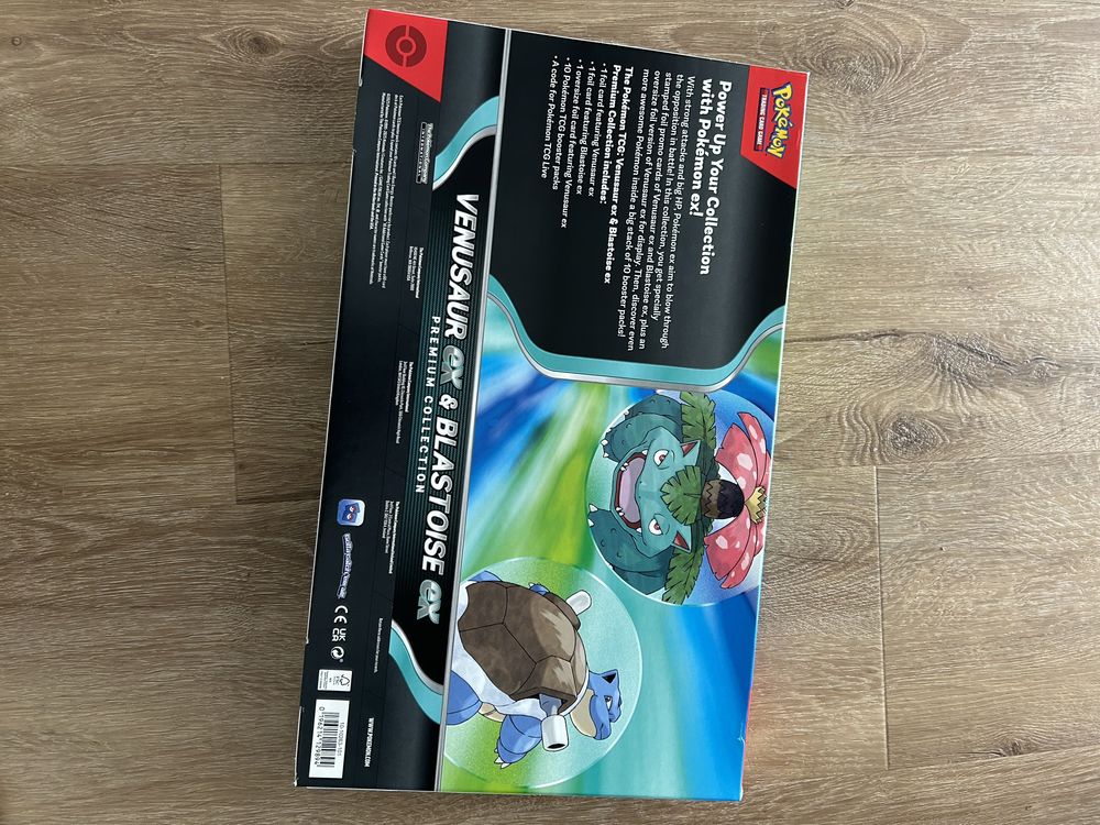 Venusaur ex & blastoise ex Premium Collection