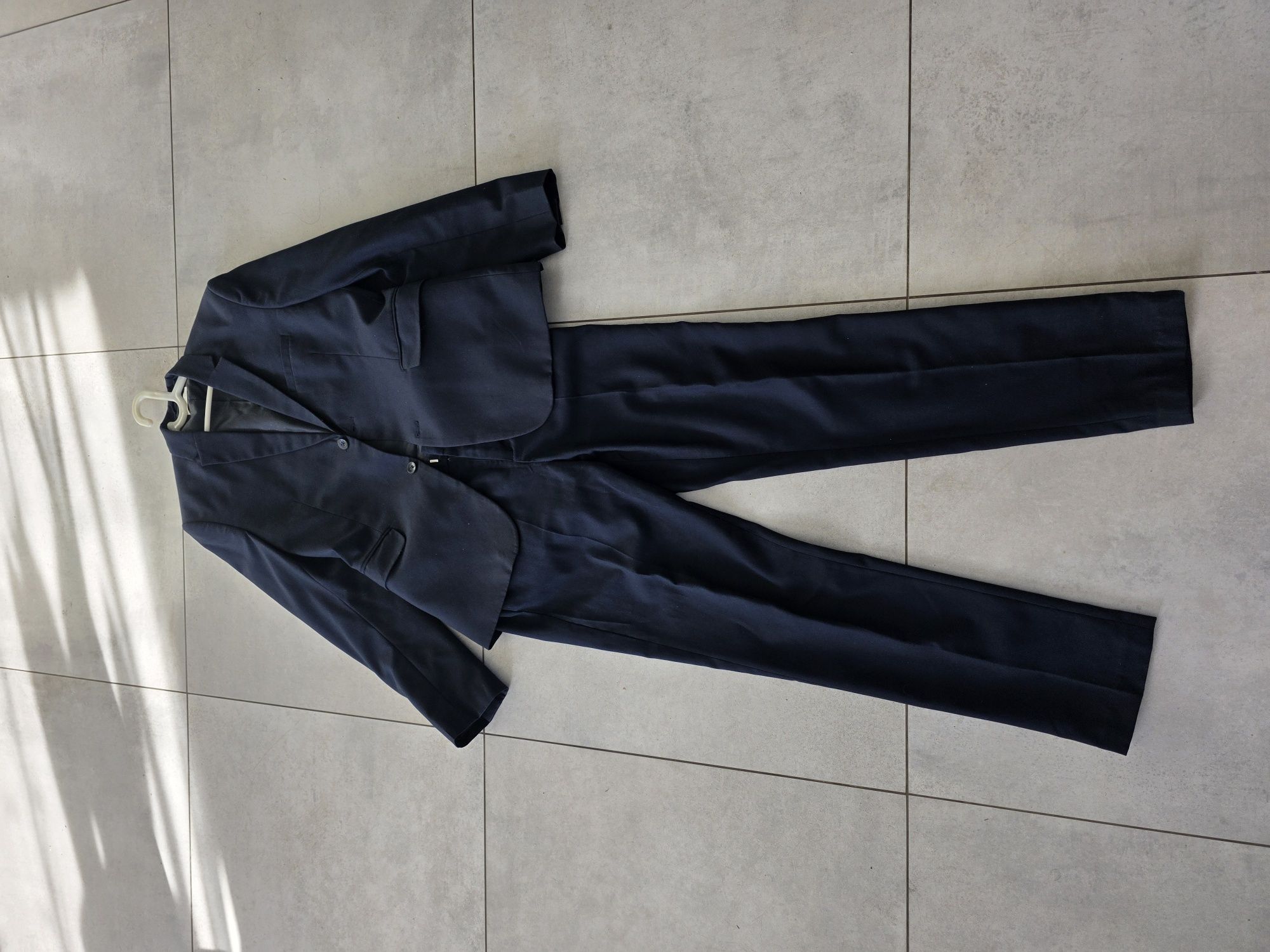 Garnitur h&m r. 170 granatowy