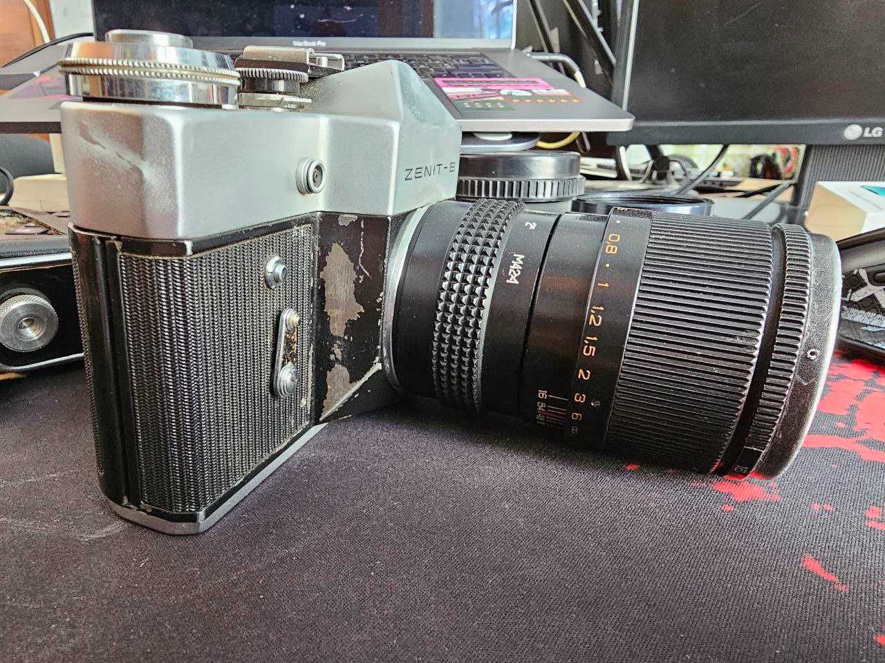об'єктив индустар 61 л/з ,фотоапарат,ZENIT-B,зенит-в