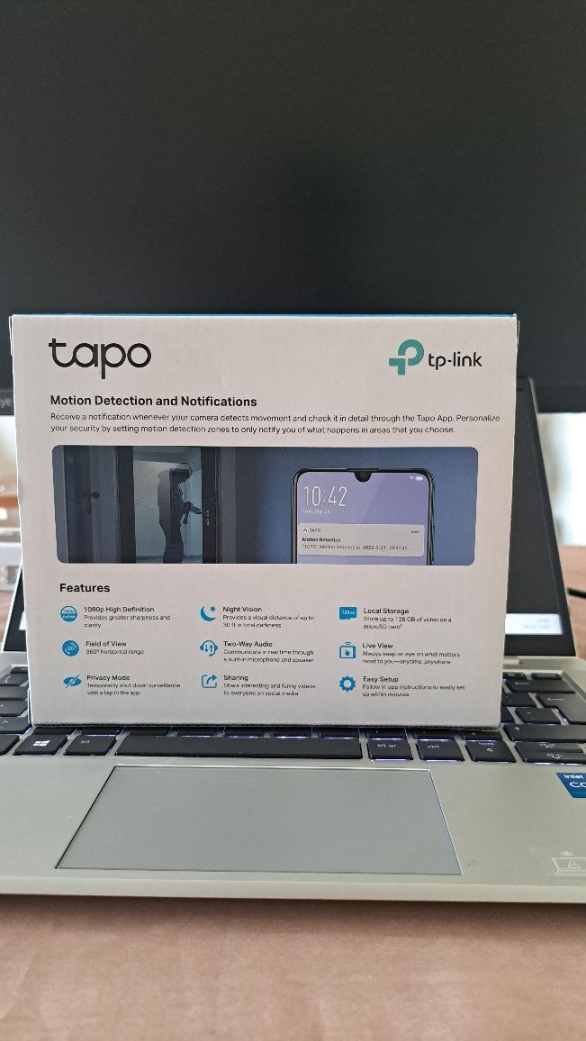 Câmara video -vigilancia Wi-Fi Tapo TP-Link TC70