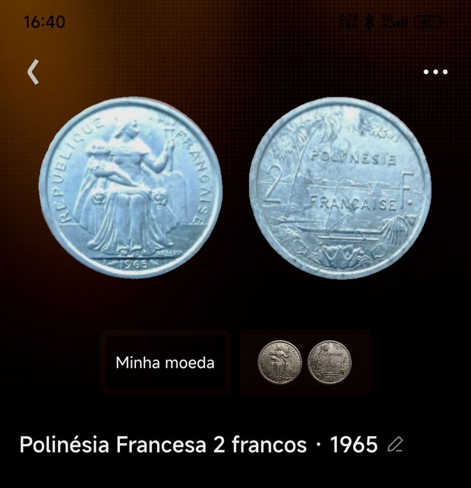 Moeda Polinésia francesa