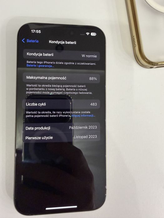 iPhone 15 Pro 128 gb stan idealny