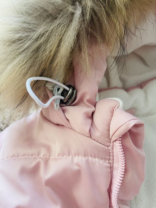 Стильний зимовий комбінезон для дівчинки + шапочка