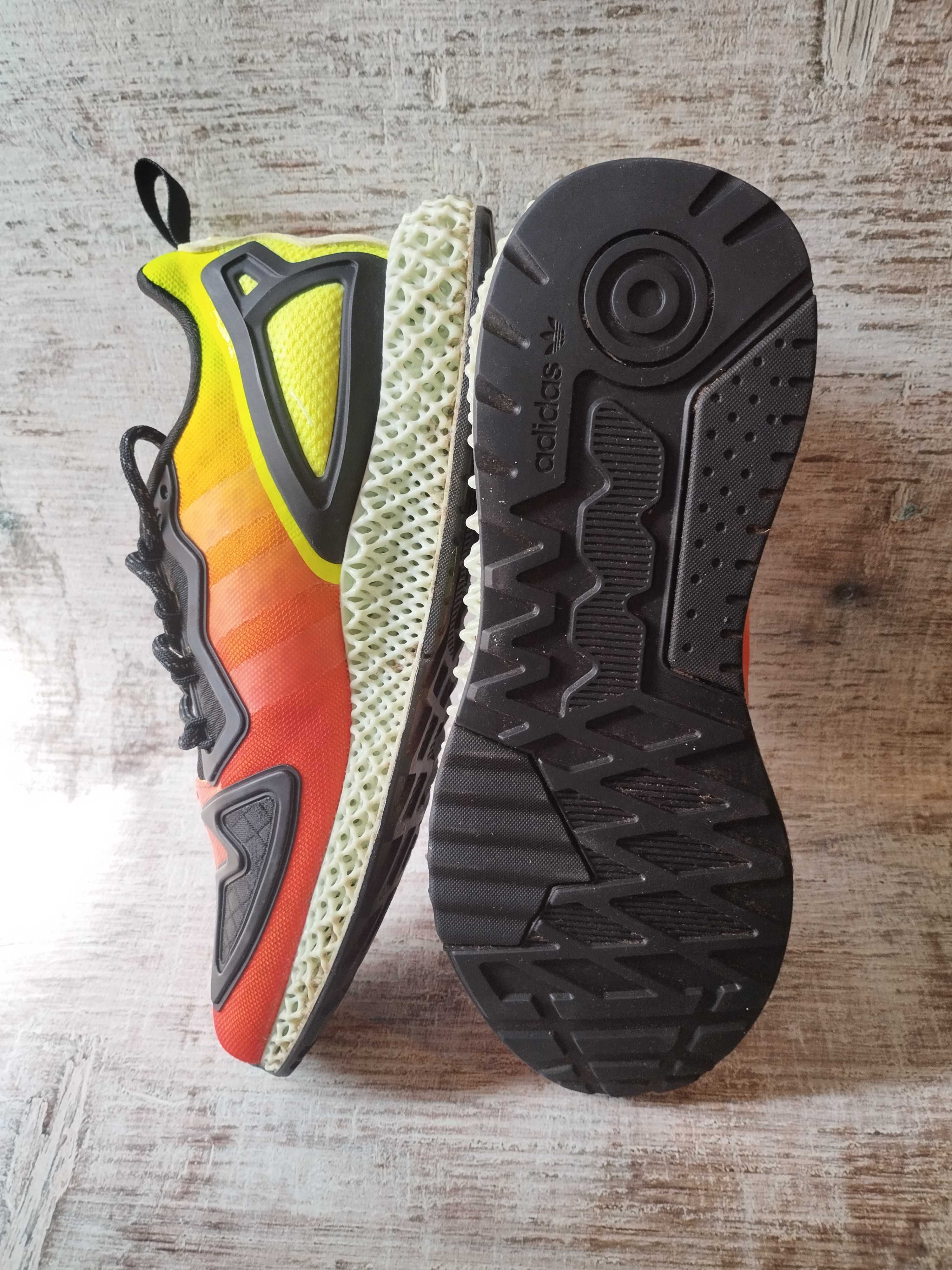 Buty adidas Originals Zx 4D ''Solar Yellow Red''