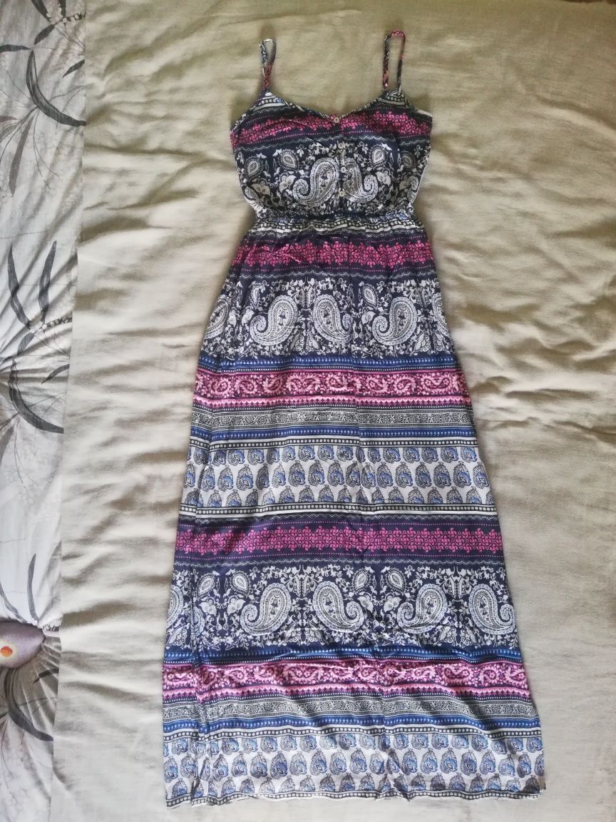 Sukienka długa maxi boho na lato
