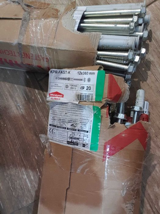 Sprzedam kołki 12x360mm/57szt