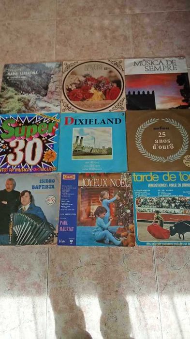 lote de discos de vinil