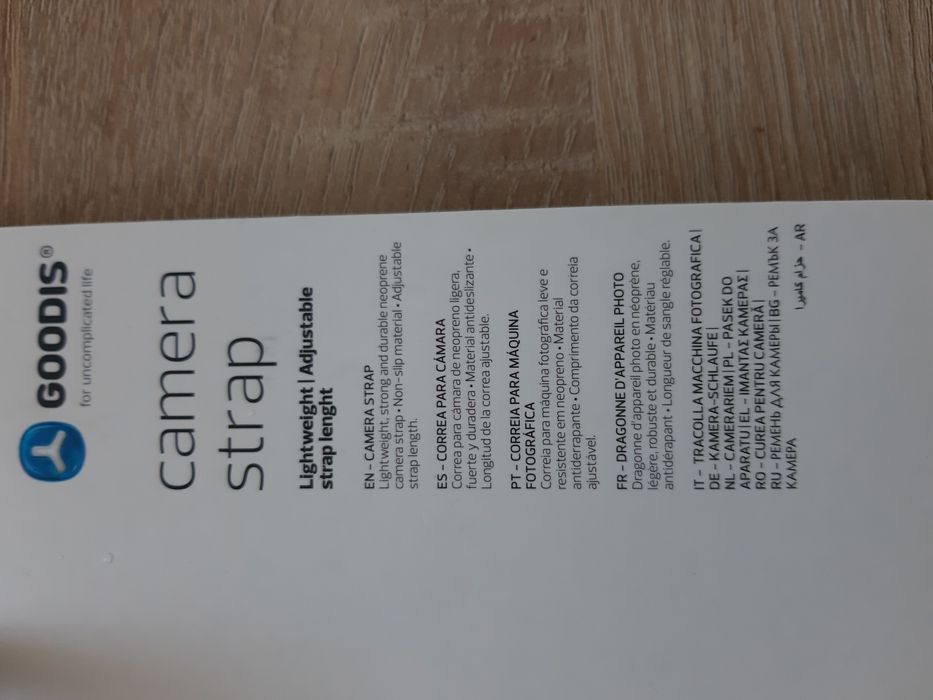 Correia para DSLR nova