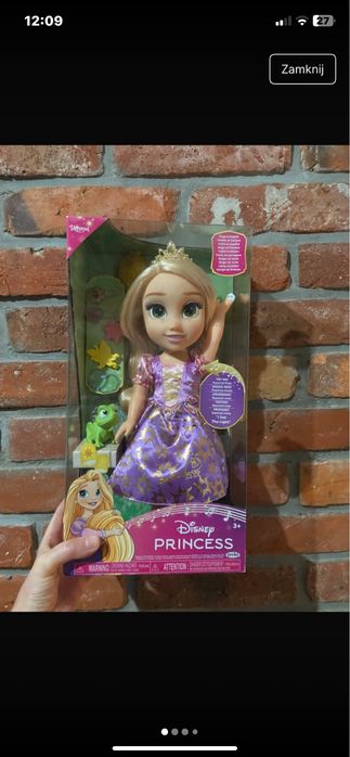 Disney Roszpunka rapunzel lalka