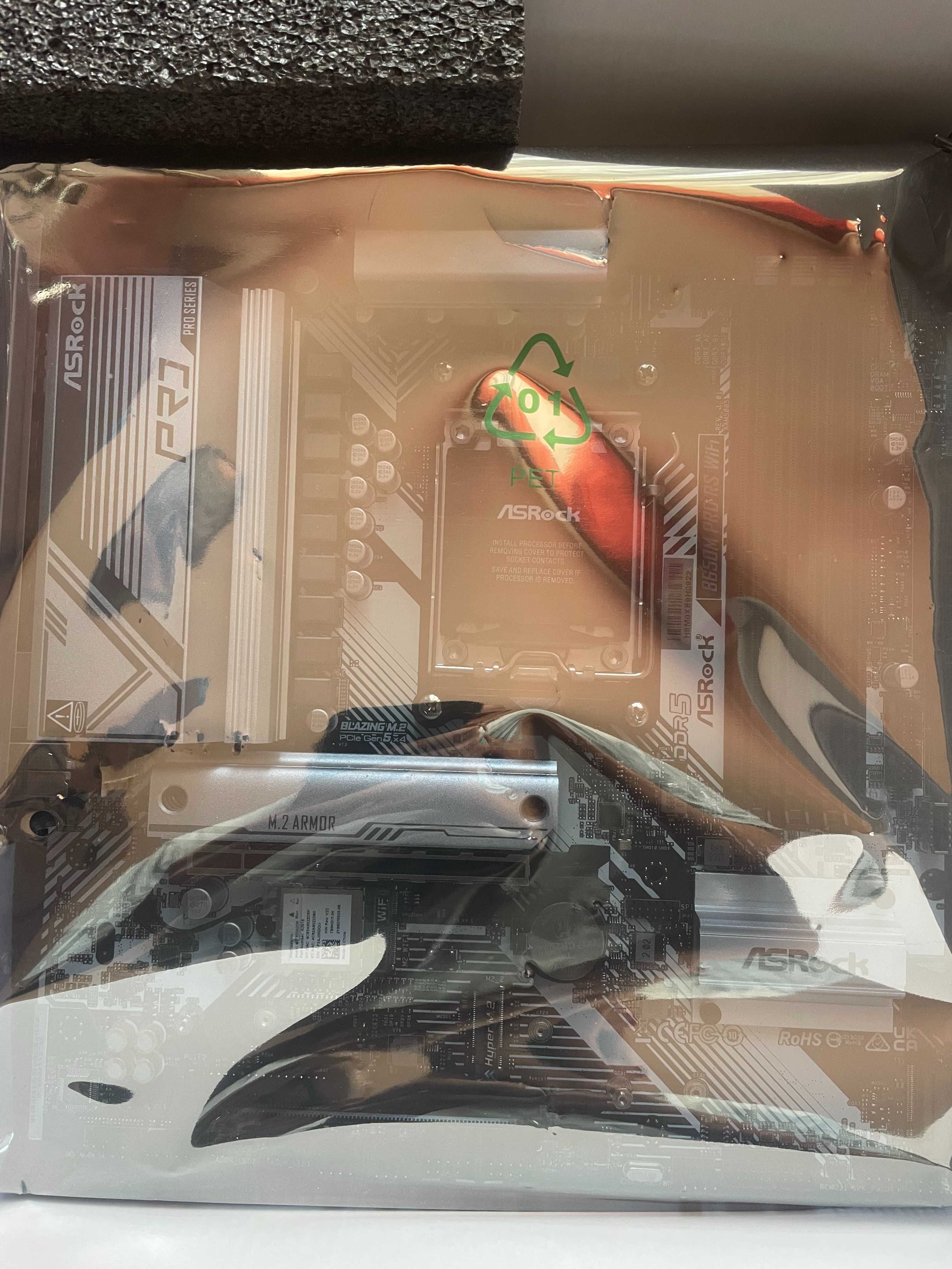 Материнская плата новая AsRock B650M Pro RS WIFI (sAM5)