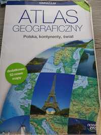 Atlas Geograficzny - Polska, kontynenty, Świat