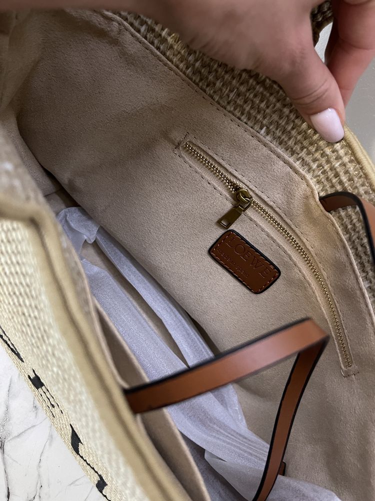 Torebka koszuk Loewe! Plecioma! Duża i mała! Od ręki! Premium!Warszawa
