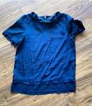 Czarna koszulka zara basic 34/36