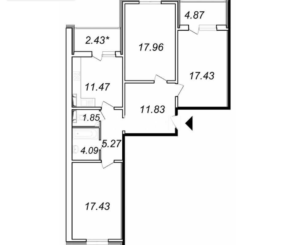 Без %.Продаж 3к.квартири,ЖК Крістер Град,вул.Данченко 5.