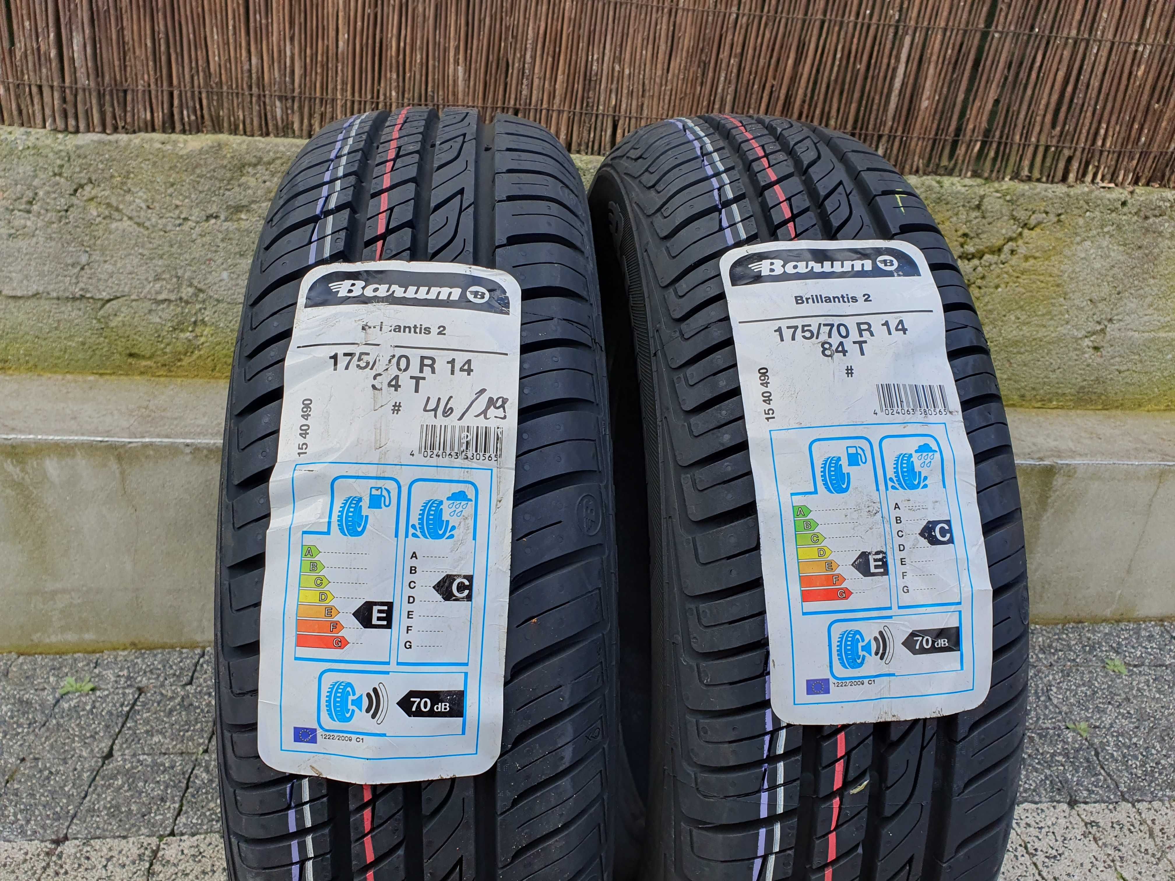 2x 175/70/14 84T Barum Brilantis 2 Nowe! 2019r.