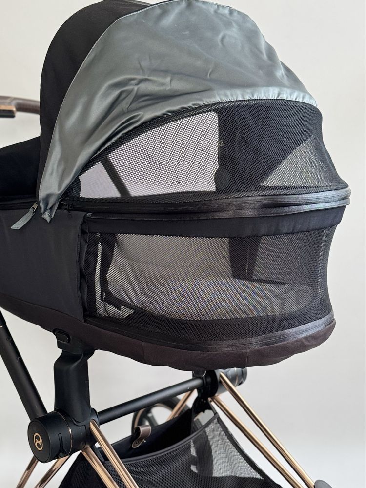 Wozek Cybex Priam 4.0 2w1 rose gold, gondola + spacerówka + gratisy