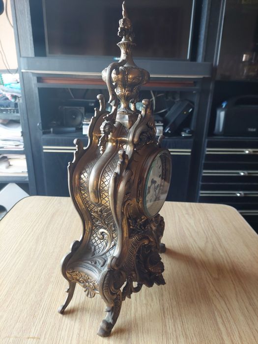 Relógio 'Vintage' em bronze maciço. FHS made in Germany