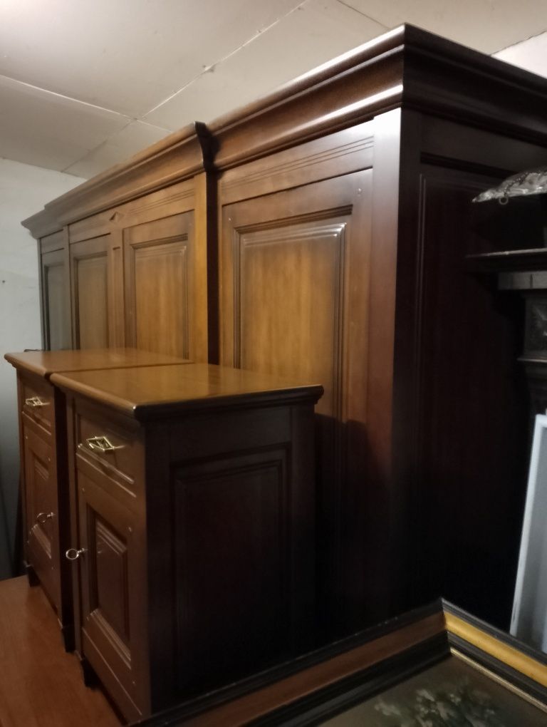 Piękna sypialnia drewniana włoska komplet