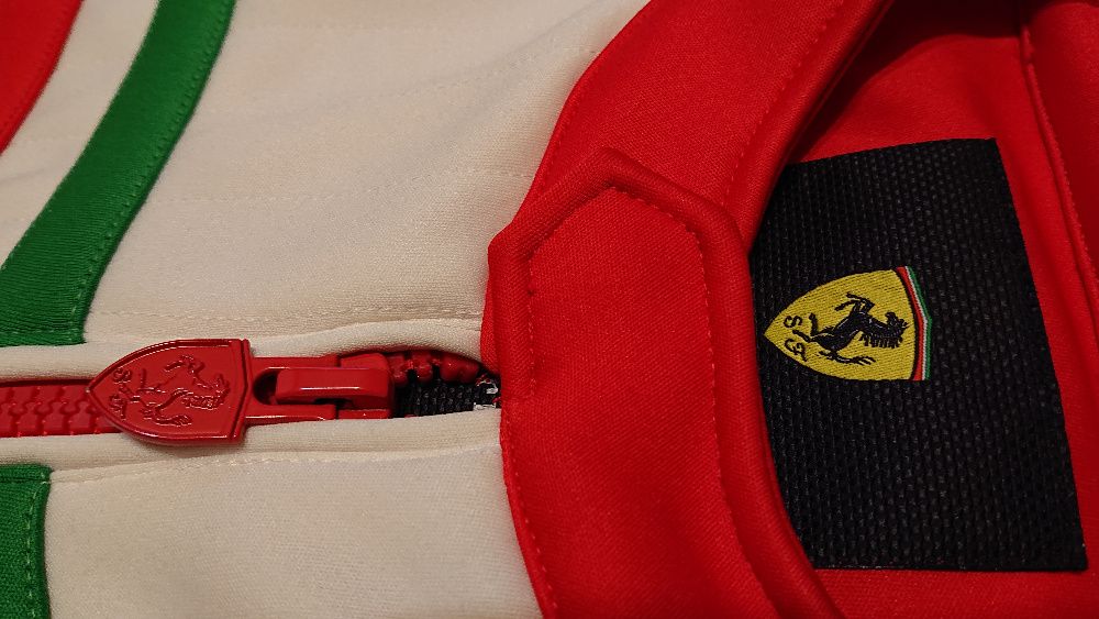 Мужская куртка олимпийка толстовка Ferrari XL XXL 50 52 флис оригинал