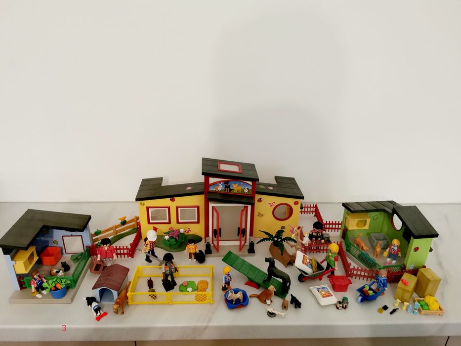 Playmobil klocki weterynarz z domki dla zwierząt